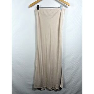 Vanilla Star Maxi Skirt Beige Size MEDIUM‎